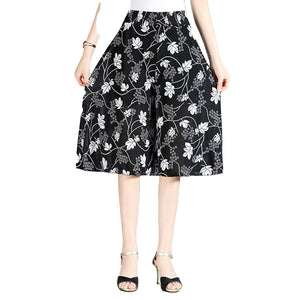 Damen Vintage-Stil weitem Bein Culottes