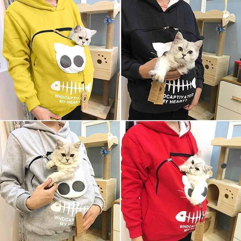 Tiertasche Sweatshirt Hoodie