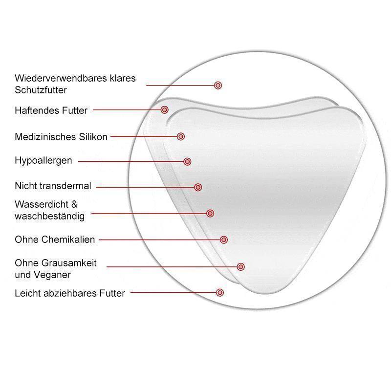 Anti-Falten-wiederverwendbares Silikon-Pflegepolster - hallohaus