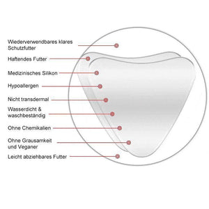 Anti-Falten-wiederverwendbares Silikon-Pflegepolster - hallohaus