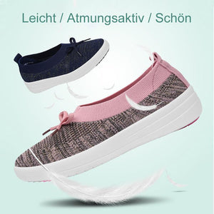 Damen Atmungsaktive Mesh Flach Schuhe - hallohaus