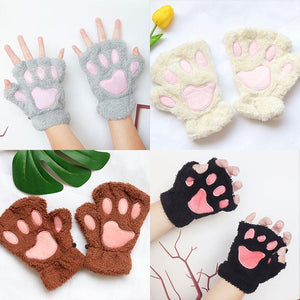 Pfoten warme & flauschige Handschuhe