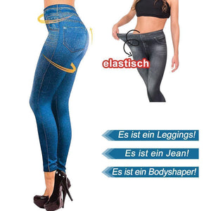 Elastische Slimming Jeans-Leggings - hallohaus