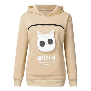 Tiertasche Sweatshirt Hoodie